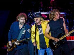38 Special band members performing together on stage
